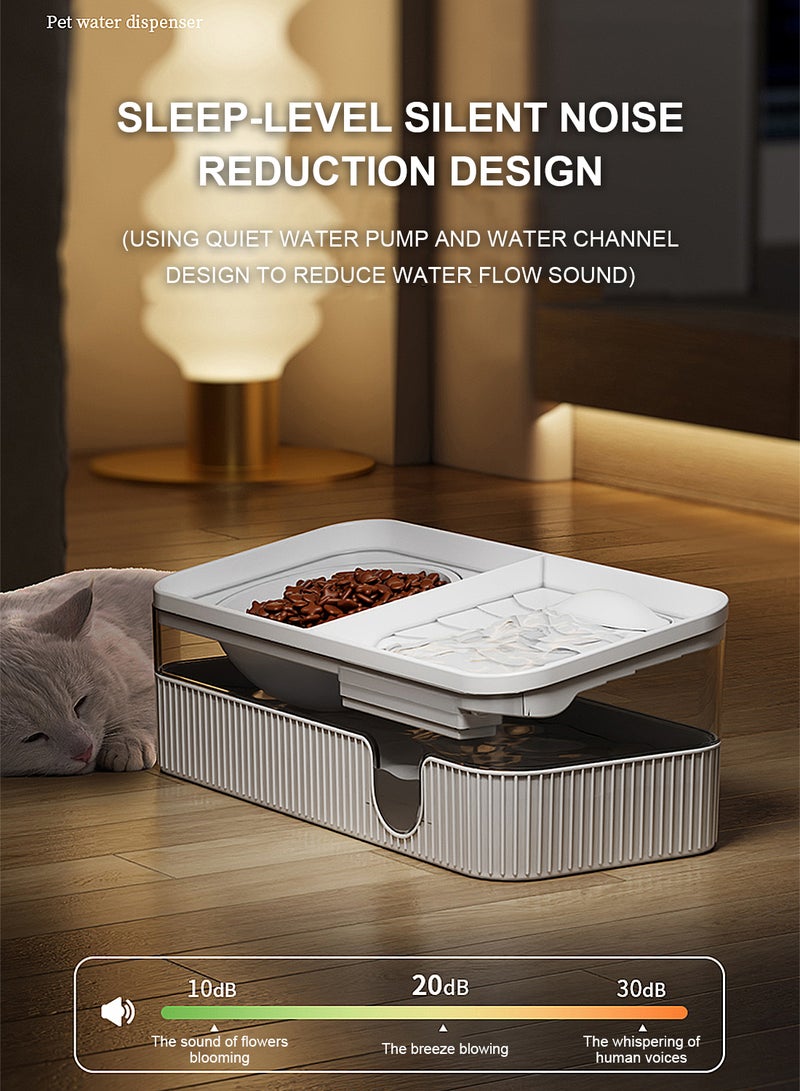 كيدل نافورة المياه القطة موزع المياه الحيوانات الأليفة قطة ذكية تغذية المياه - Image 2