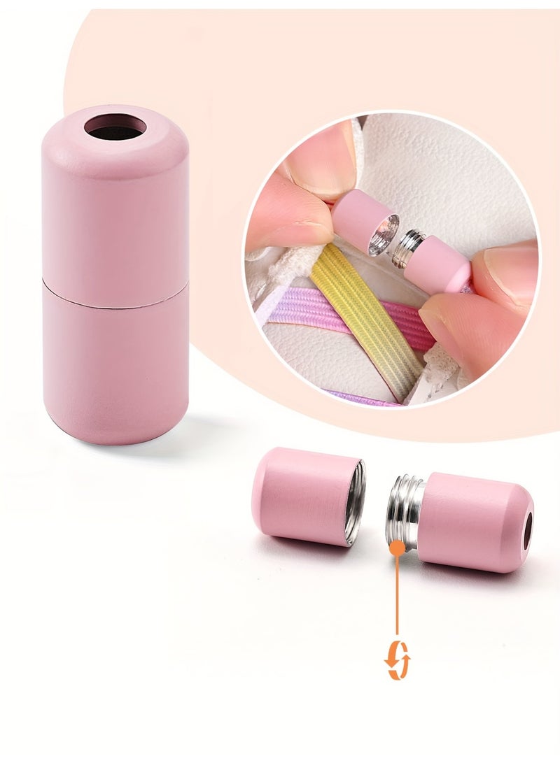 زوجان من أربطة الأحذية المرنة بدون رباط للبالغين والأطفال وكبار السن، نظام مع أربطة أحذية مرنة، 01-أسود، 02-أبيض - Image 5