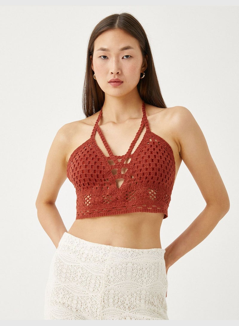 KOTON توب كروشيه قصير - Image 1