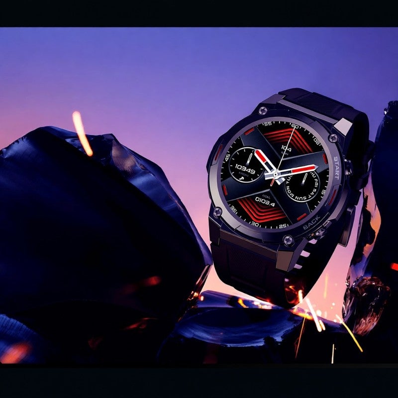 زيبليز ساعة ذكية بسوار رياضي VIBE 7 Pro، شاشة AMOLED كاملة اللمس مقاس 1.43 بوصة، متتبع لياقة بدنية مقاوم للماء بمعيار IP67، تدعم مكالمات البلوتوث، ومراقبة نسبة الأكسجين في الدم والنوم ومعدل ضربات القلب وضغط الدم، مع أوضاع رياضية متعددة. - Image 4