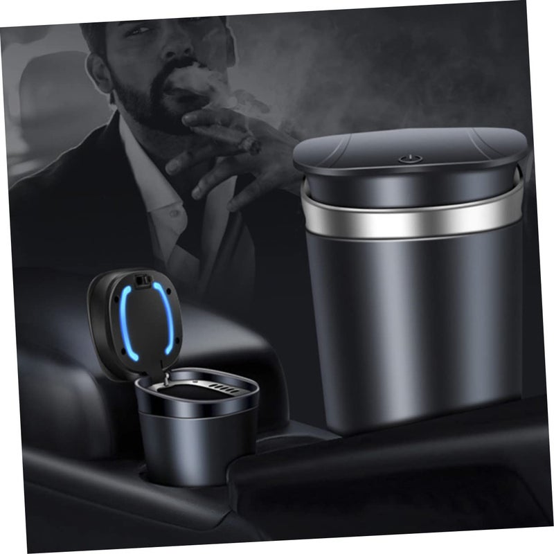 Illuminated Car Ashtray Cup With Holder For Safe Nighttime Use Ash Tray - Image 5