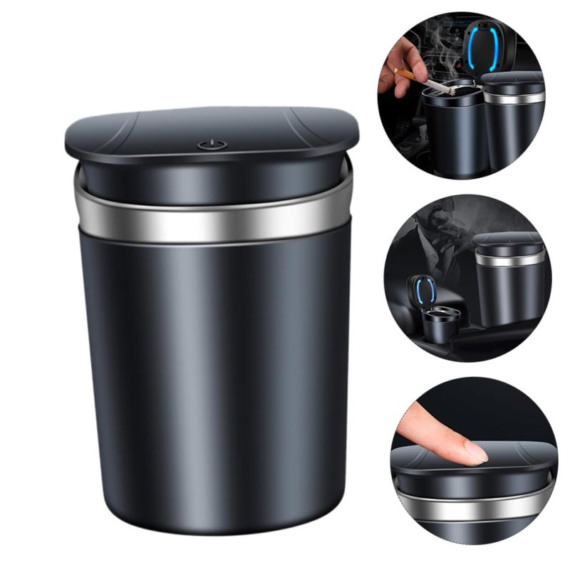 Illuminated Car Ashtray Cup With Holder For Safe Nighttime Use Ash Tray - Image 4