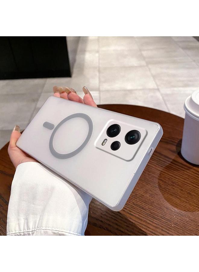 اس-توب جراب لهاتف Redmi Note 12 Pro+ 5G، جراب هاتف كمبيوتر شخصي بفتحة دقيقة وغطاء ثلجي MagSafe - Image 1