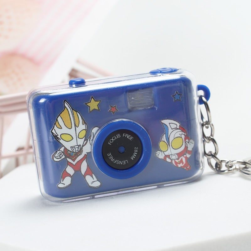 Luminous Sanrio Camera Pendant Yugui Dog Luminous Small Camera Keychain Kulomi Meruti Camera Accessories - Image 1