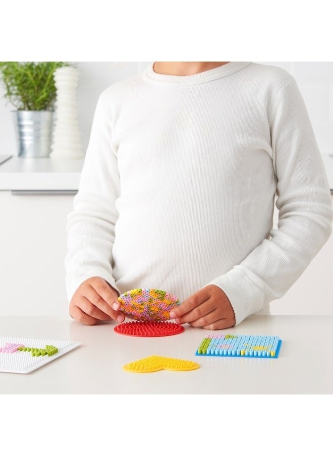 Ikea Set of 4 Bead Boards for Kids' Creations (Bright Colors)  - Image 4