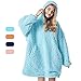 Felicigeely Felicigeely Ã‚Â Wearable Fleecehug Hoodie Blanket ,Oversized Blanket Sweatshirt,Soft Warm Reversible Hooded Sweatshirt  - Image 2