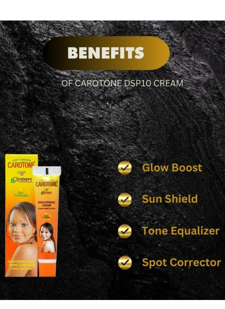 Carotone Brightening Cream DSP10 With Collagen Formula Sun Protection 30 ML  - Image 2