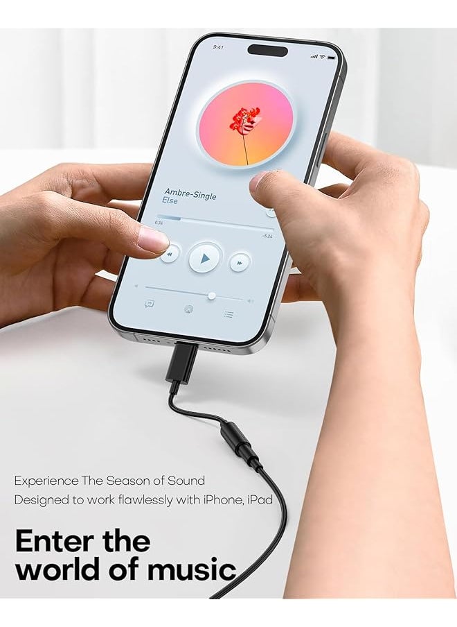 erorex Usb C To 3.5Mm Headphone Jack Adapter Usb C To Aux Audio Dongle Cable Cord Compatible With Ipad Pro Samsung Galaxy S23 S23+ S22 S21 Plus Ultra Pixel 5 4 3 2 Xl Type C Devices Black  - Image 2