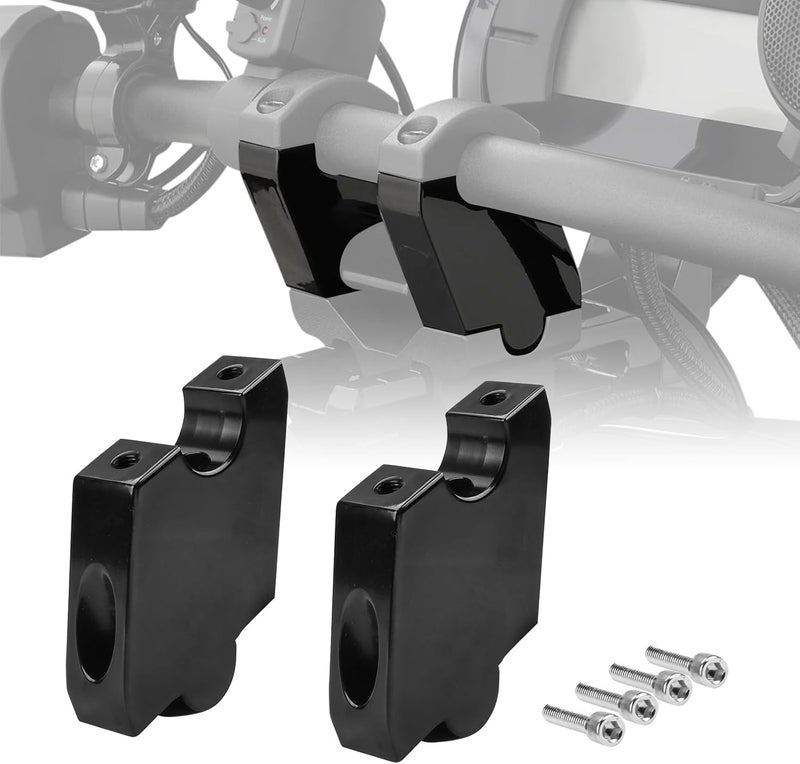 Hutexico 2" Aluminum Handlebar Riser Kit for Can-Am Ryker 600/900/Rally/Sport (2019-2023) - Image 1