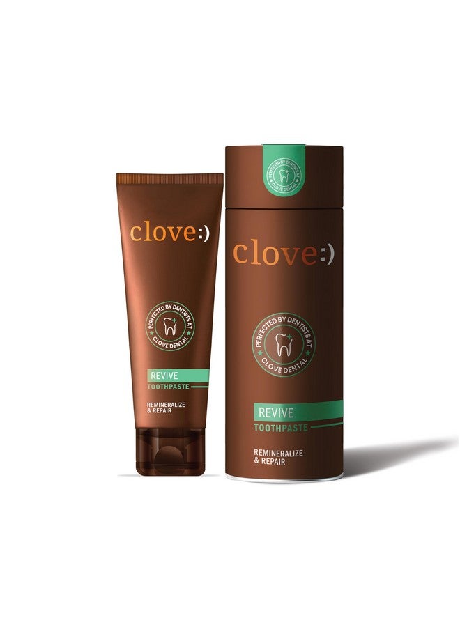 كلوف معجون أسنان ريفايف | إصلاح مينا الأسنان وإعادة تمعدنها | تخفيف حساسية الأسنان | مكافحة أمراض اللثة | خالٍ من التريكلوسان | خالٍ من البارابين | خالٍ من بيروكسيد | عبوة واحدة (100 جرام) - Image 1