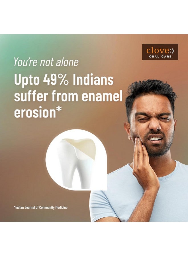 كلوف معجون أسنان ريفايف | إصلاح مينا الأسنان وإعادة تمعدنها | تخفيف حساسية الأسنان | مكافحة أمراض اللثة | خالٍ من التريكلوسان | خالٍ من البارابين | خالٍ من بيروكسيد | عبوة واحدة (100 جرام) - Image 4