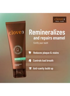 CLOVE Revive Toothpaste | Enamel Repair & Remineralization | Sensitivity Relief | Fight Gum Diseasse | Triclosan Free | Paraben Free | Peroxide Free | Pack Of 1 (100G)  - Image 5