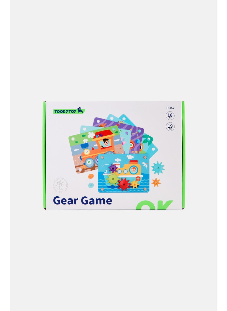 TOOKY TOY 19 Pieces Gear Game Set  - Image 1