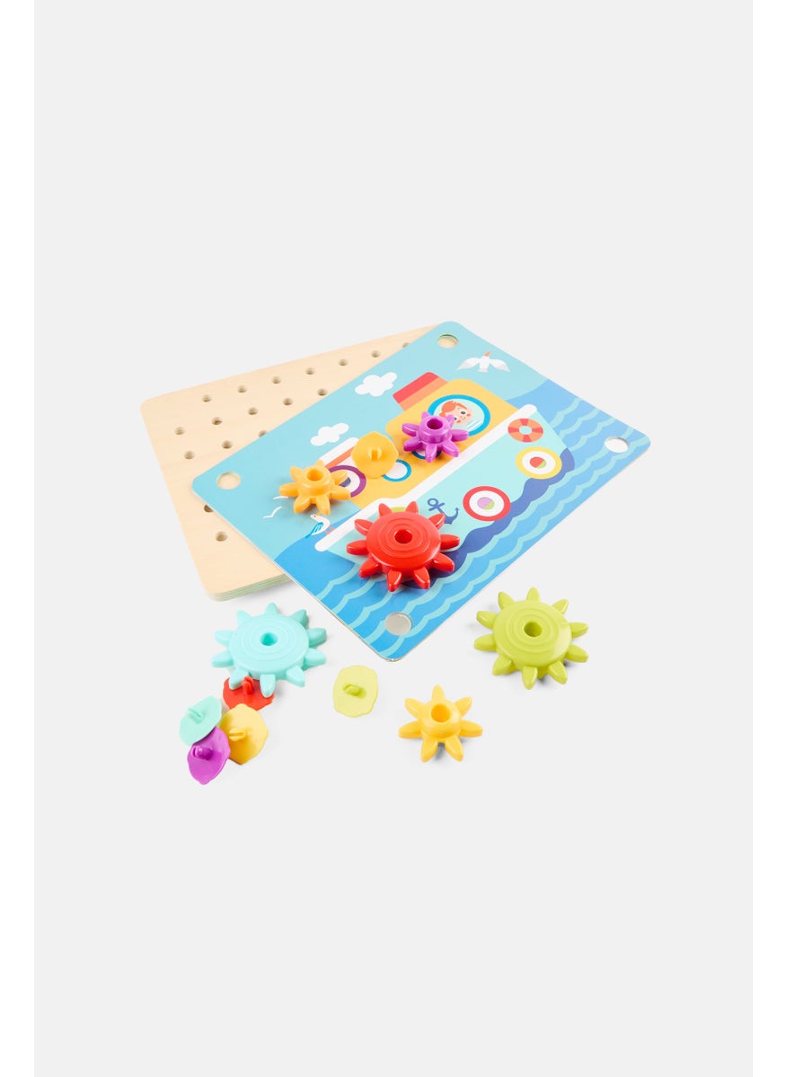 TOOKY TOY 19 Pieces Gear Game Set  - Image 4