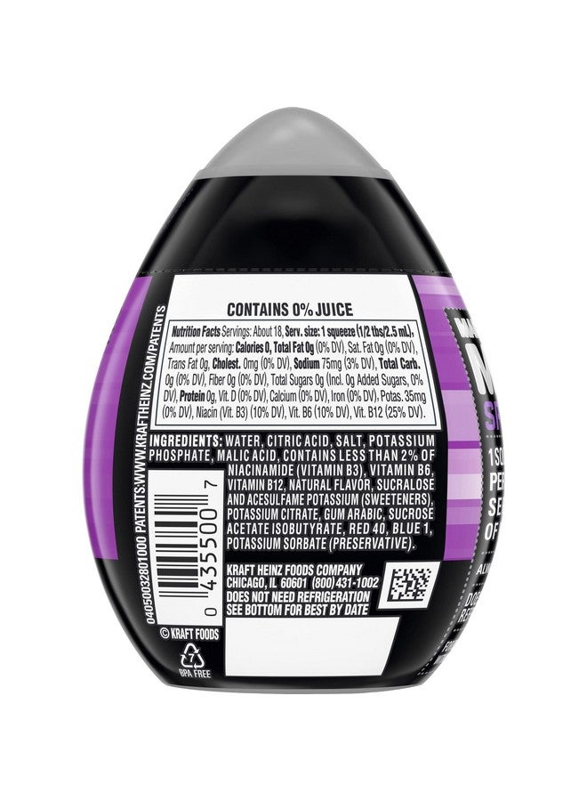 ميو معزز الماء السائل من Mio Sport، بنكهة العنب القطبي، 1.62 أونصة، عبوة من 6 قطع - Image 3