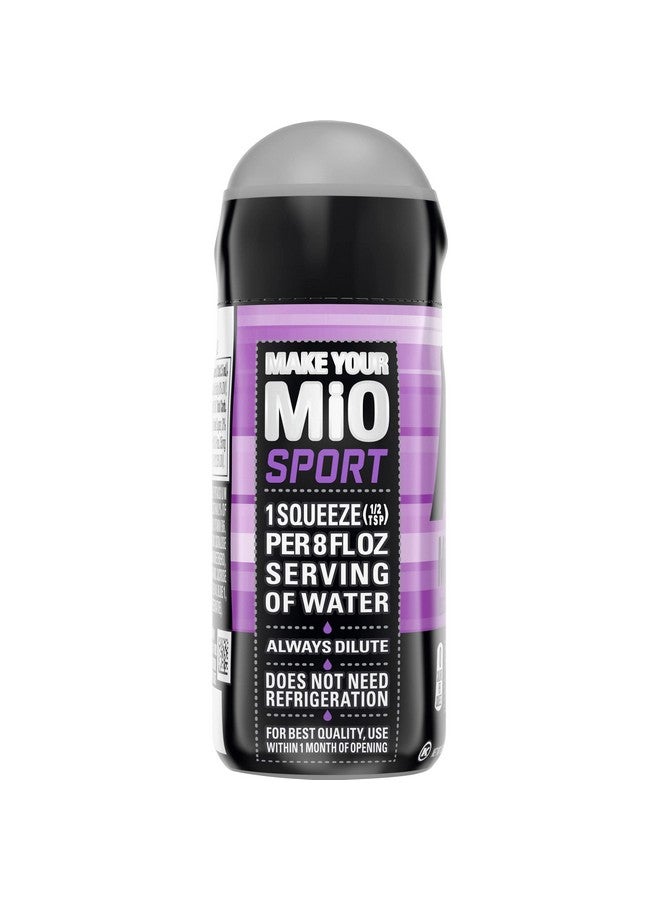ميو معزز الماء السائل من Mio Sport، بنكهة العنب القطبي، 1.62 أونصة، عبوة من 6 قطع - Image 4