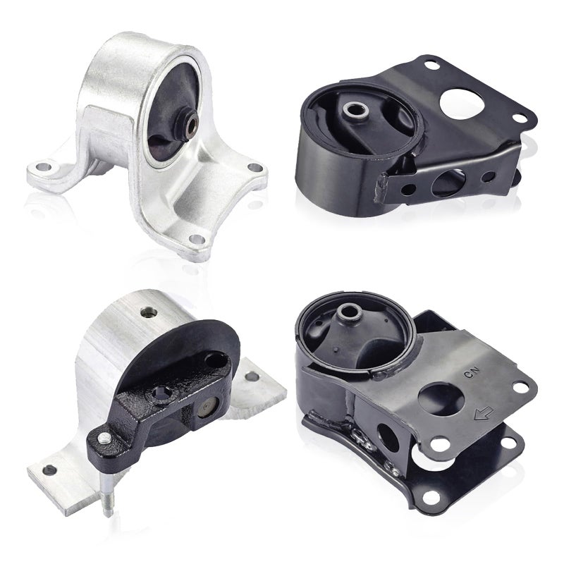 مجموعة مثبتات محرك ENA مكونة من 4 قطع متوافقة مع نيسان 2002 2003 2004 2005 2006 ألتيما 25L أوتوماتيكي بديل لـ A7340 A7341 A7342 A7343 112708J000 112208J200 112108J00A 112208J100