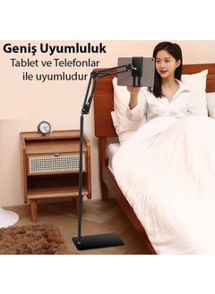 Coofbe Metal Leg Adjustable Telescopic 3-joint Professional Tablet Holder Stand Phone Holder  - Image 2
