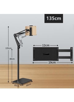 Coofbe Metal Leg Adjustable Telescopic 3-joint Professional Tablet Holder Stand Phone Holder  - Image 5