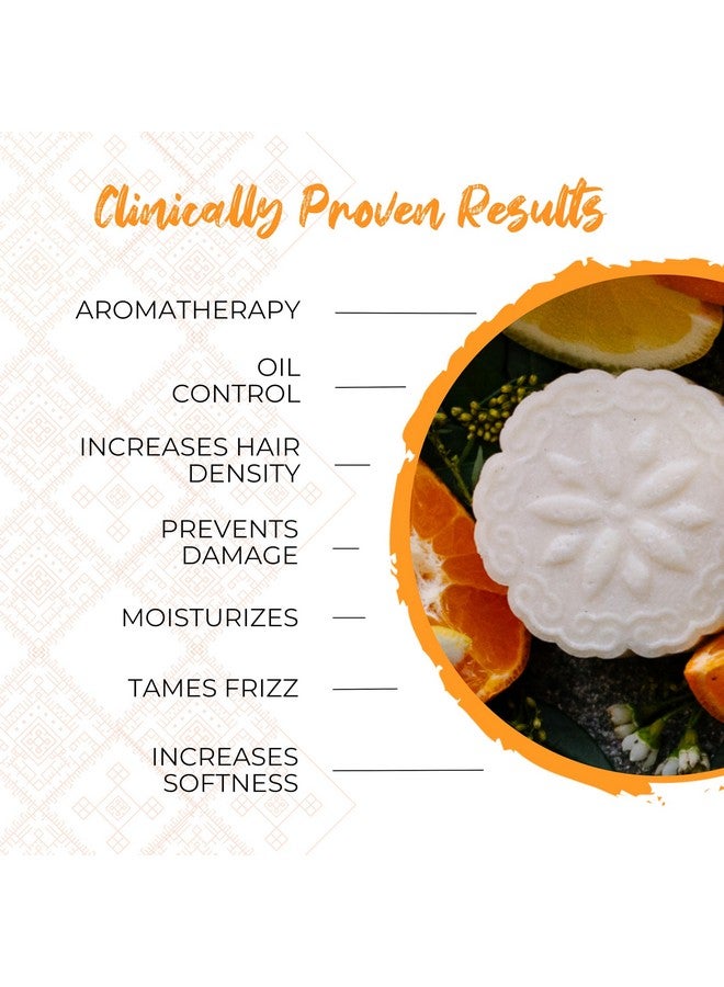 Viori Citrus Zest Essential Oil Shampoo Bar Made With Rice Water Handcrafted All Natural Shampoo Bars Sulfate Free Shampoo - Image 5