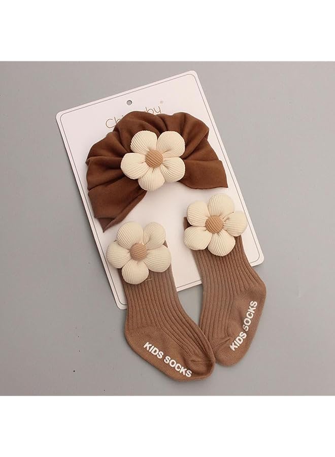 إيروريكس مجموعات عصابات رأس وجوارب للأطفال، عصابات شعر، فيونكات شعر، إكسسوارات شعر للبنات حديثي الولادة - Image 2