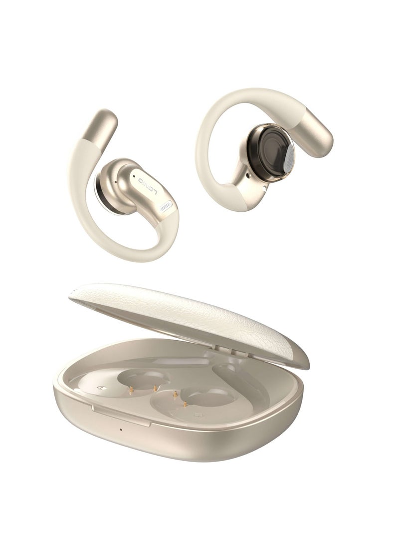 LDNIO Wireless Earbuds Bluetooth Earphones –  ENC Noise Reduction Open Ear OWS Design, 54 Hours Long Battery Life,Mic Touch Control, Low Latency Gaming Headset, HD Stereo Audio, 1000mAh Charging Case, IPX4 Sweat Resistant - Image 2