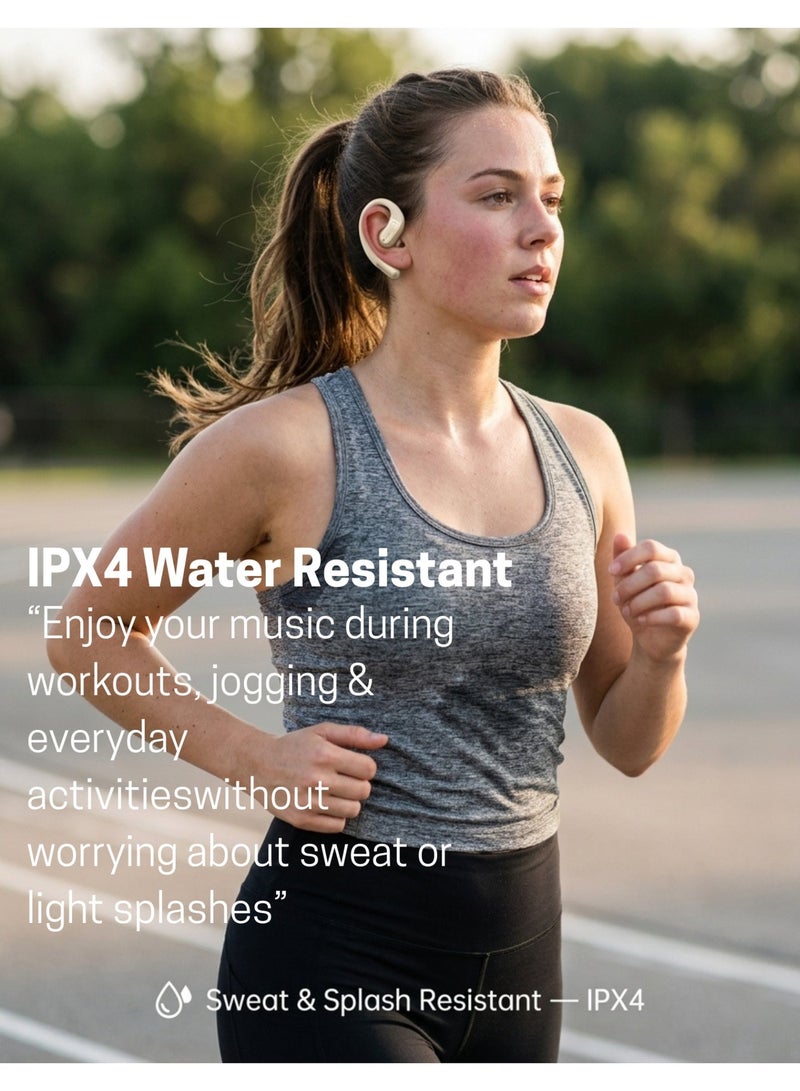LDNIO Wireless Earbuds Bluetooth Earphones –  ENC Noise Reduction Open Ear OWS Design, 54 Hours Long Battery Life,Mic Touch Control, Low Latency Gaming Headset, HD Stereo Audio, 1000mAh Charging Case, IPX4 Sweat Resistant - Image 3