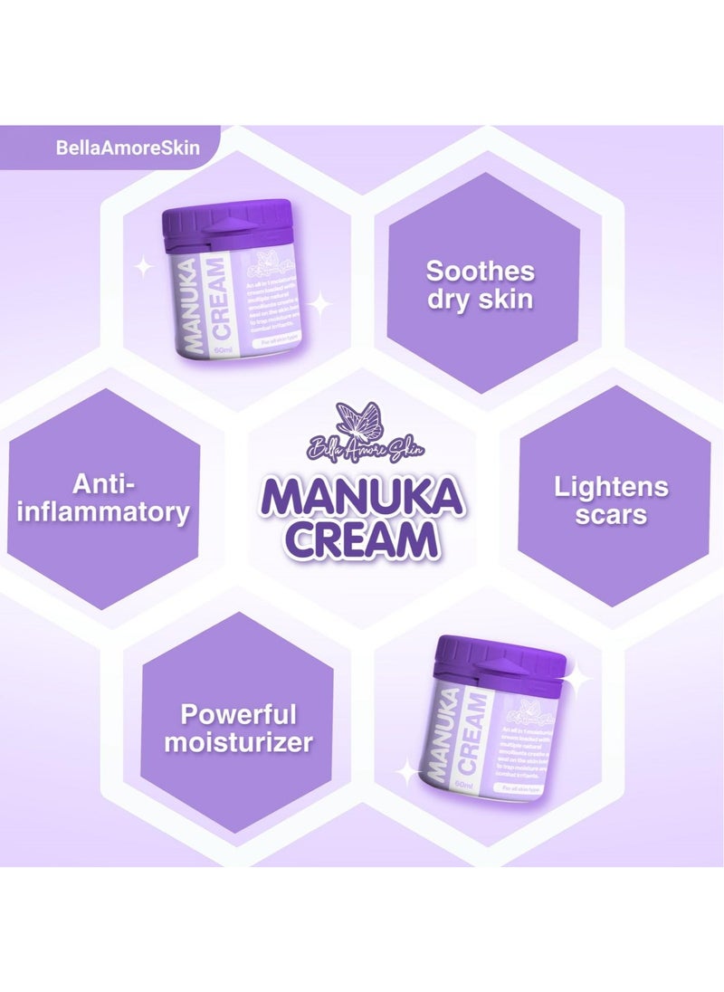 Bella Amore Skin - Manuka Cream by Bella Amore Skin | 60ml - Image 1