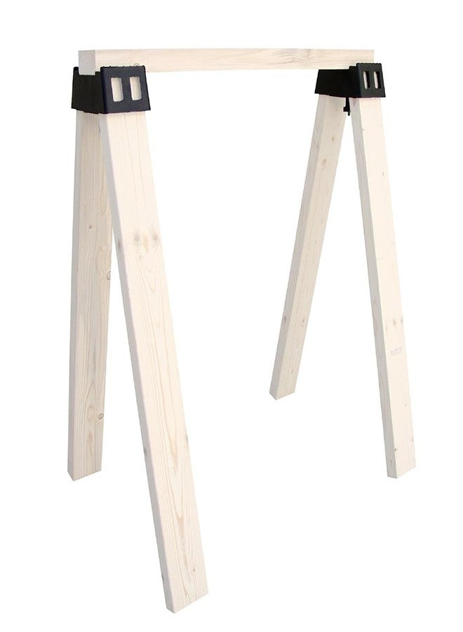 POWERTEC 71026V Sawhorse Brackets for Use with 2x4 Lumber, Set of 2 - Image 1