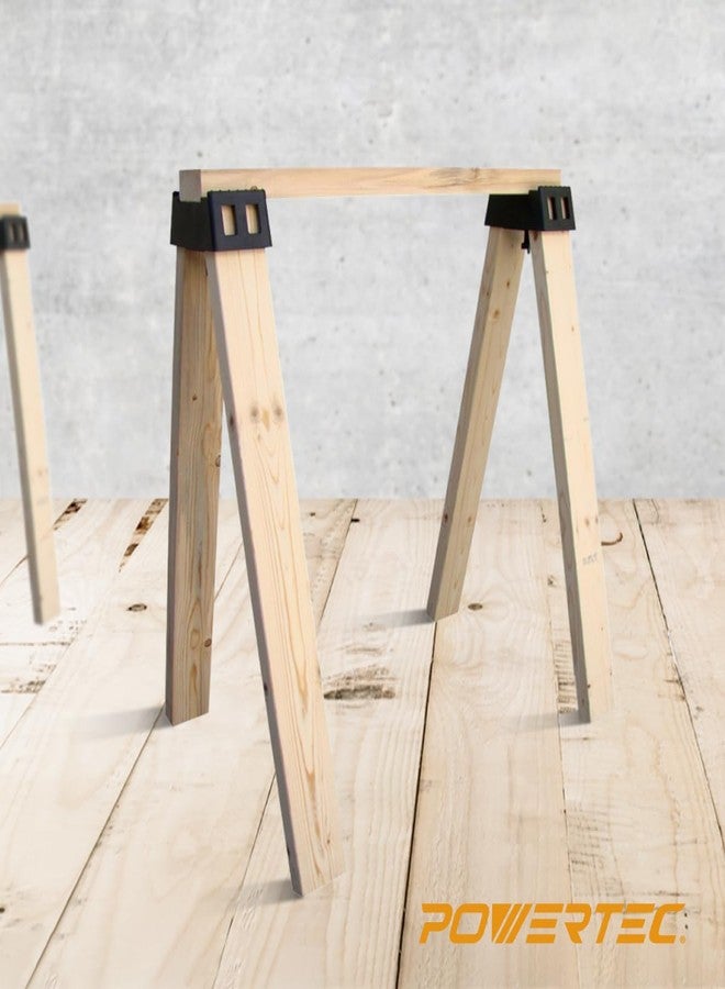 POWERTEC 71026V Sawhorse Brackets for Use with 2x4 Lumber, Set of 2 - Image 5