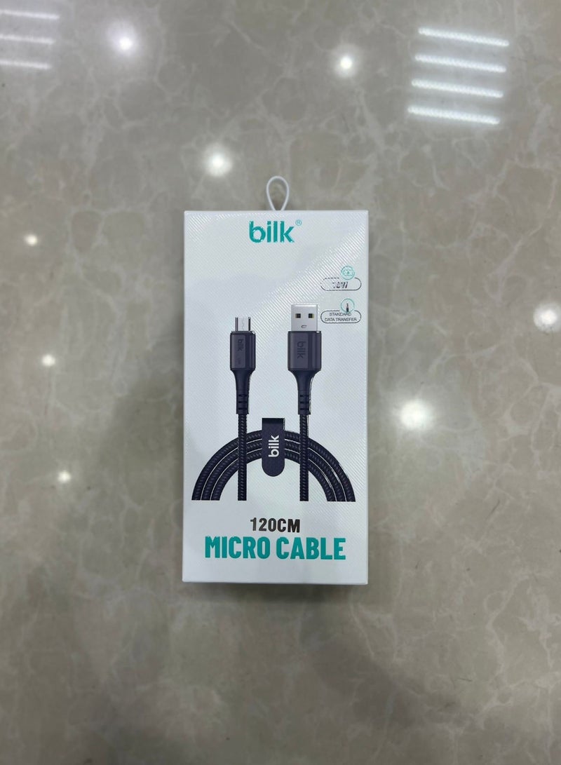 Bilka 120cm Micro Charging Cable - Fast Charging and Stable Data Transfer - Image 1