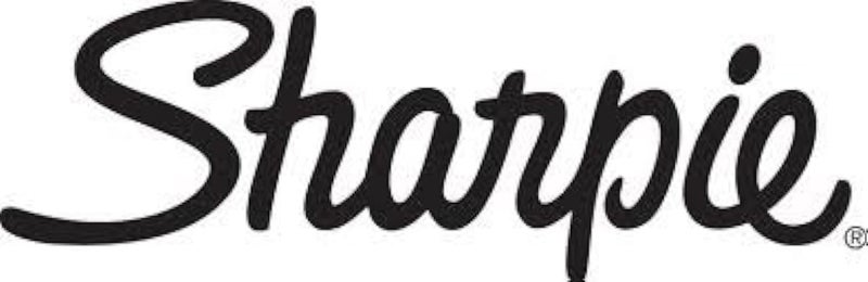 Sharpie ماركر شاربى دائم طرف مائل أسود أزرق أحمر أخضر 1 من كل لون - Image 2