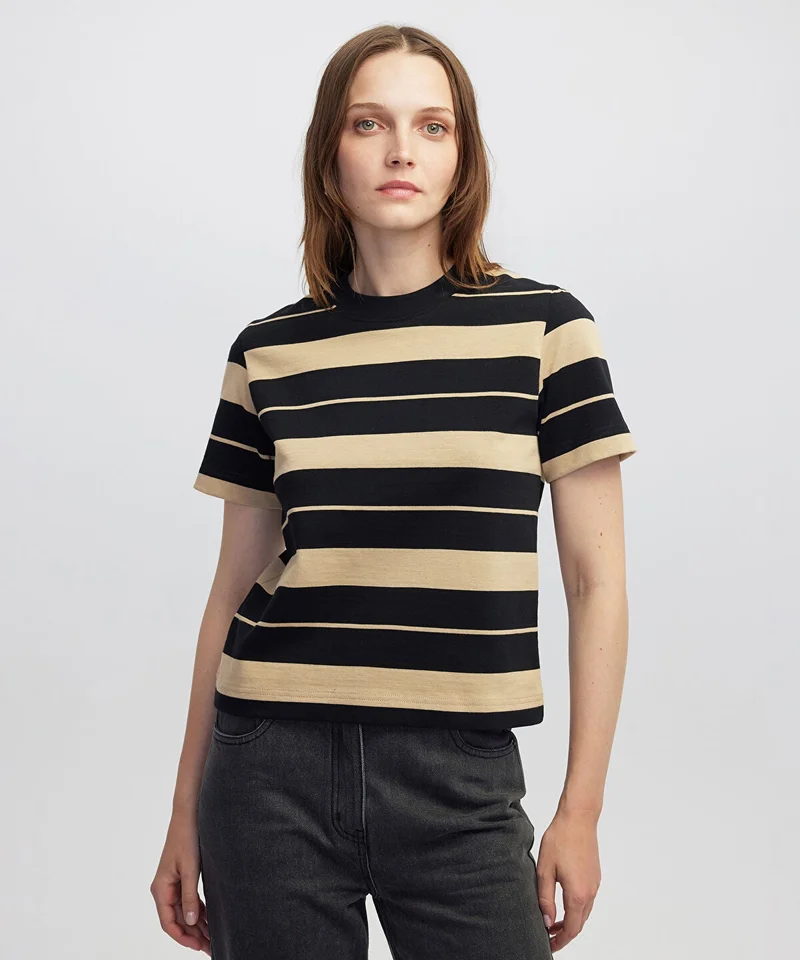 ابيكول Striped T-Shirt