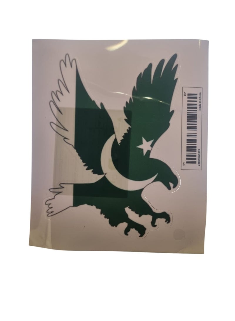 Large Pakistani Eagle Sticker For Laptop Or DIfferent Surfaces 
