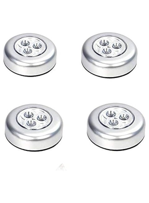 Wireless LED lamp   Can be stuck anywhere on the wall cabinet bathroom or kitchen 4pcs