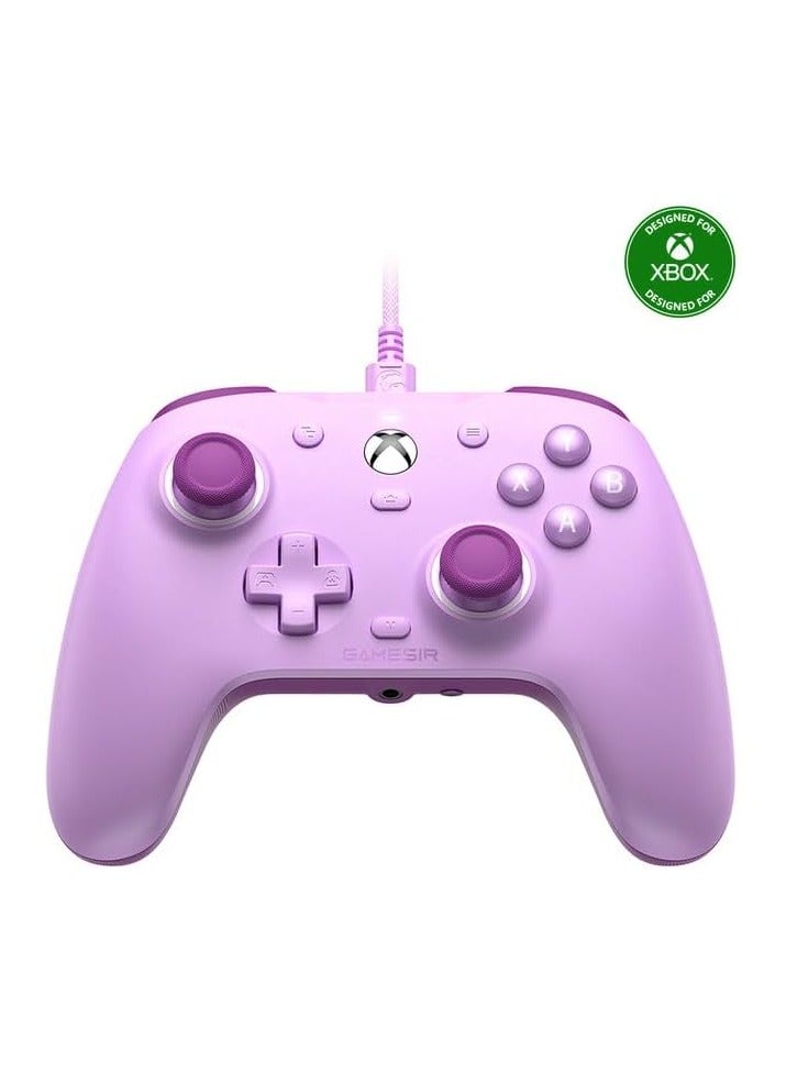 جيم سير وحدة تحكم سلكية G7 SE لجهاز Xbox Series X|S و Xbox One و Windows 10/11، جهاز تحكم ألعاب قابل للتوصيل والتشغيل مع عصي تحكم بتأثير هال/زناد هال، مقبس صوت 3.5 مم - Image 1