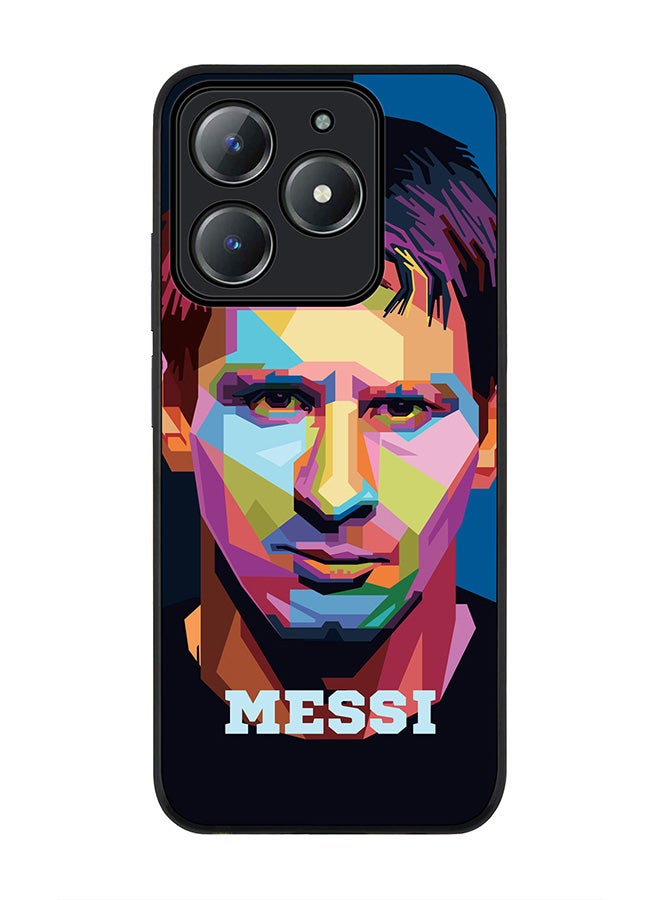 Stylizedd For Realme C63 / Realme C61 4G Case,Slim fit Camera Protection, Shockproof Thin Phone cover  - Poly Messi - Image 1
