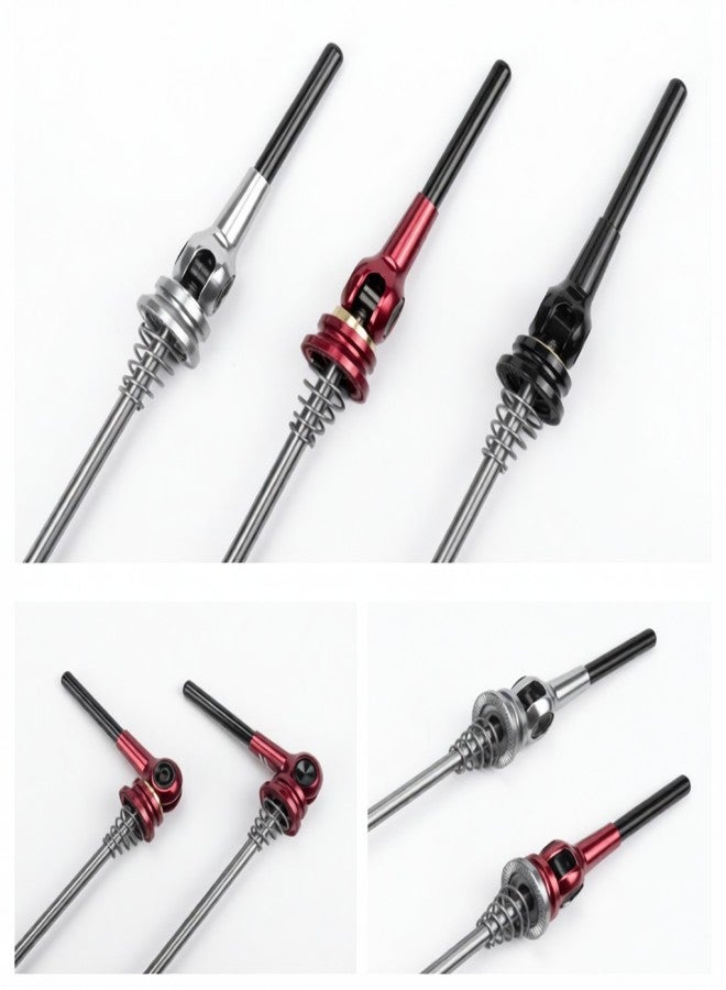 WAKE 2 PCS Bike Quick Release Wheel Hub Shaft Front Rear Set Bicycle Quick Release Skewer Axle - Image 5