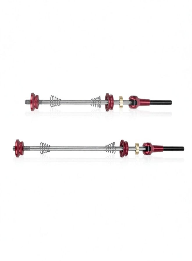 WAKE 2 PCS Bike Quick Release Wheel Hub Shaft Front Rear Set Bicycle Quick Release Skewer Axle - Image 1