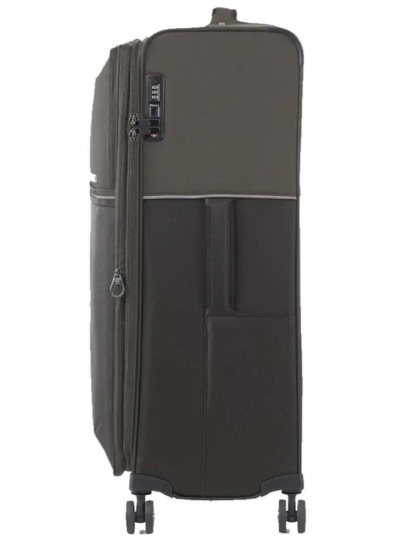 سامسونايت حقيبة سفر بعجلات دوارة  مقاس  سم - بلاتين رمادي - ضمان عالمي  سنوات