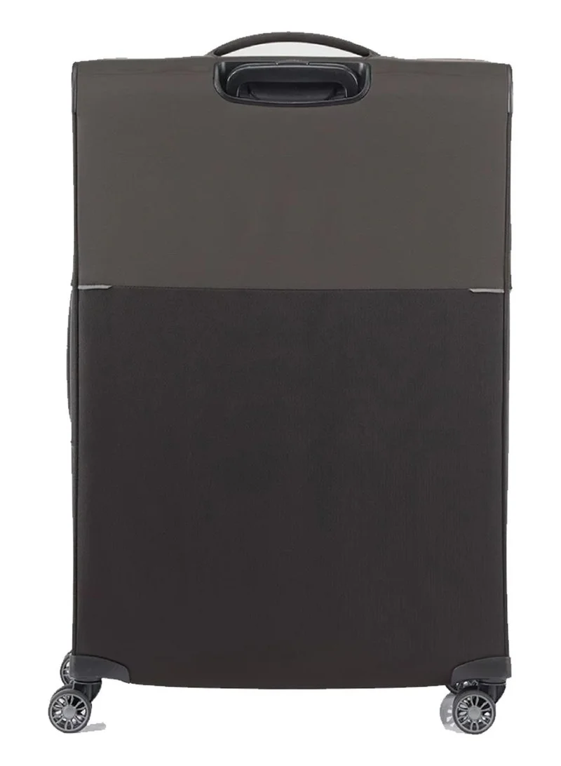 Samsonite 78 73h suitcase check-in size 78 cm / 29 inch, 4 spinner wheels, 100% nylon, platin grey|soft top|front pocket compartment|tsa combination lock|expandable - 10 years international warranty  | Best Price UAE