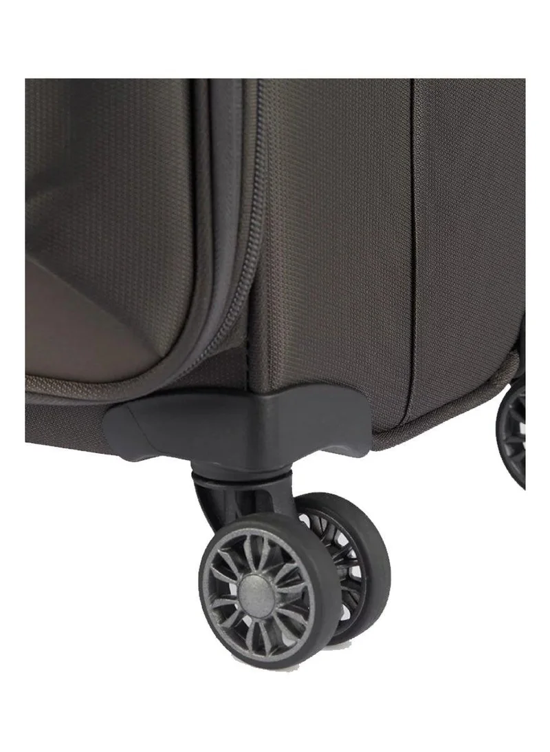 Samsonite 78 73h suitcase check-in size 78 cm / 29 inch, 4 spinner wheels, 100% nylon, platin grey|soft top|front pocket compartment|tsa combination lock|expandable - 10 years international warranty  | Best Price UAE