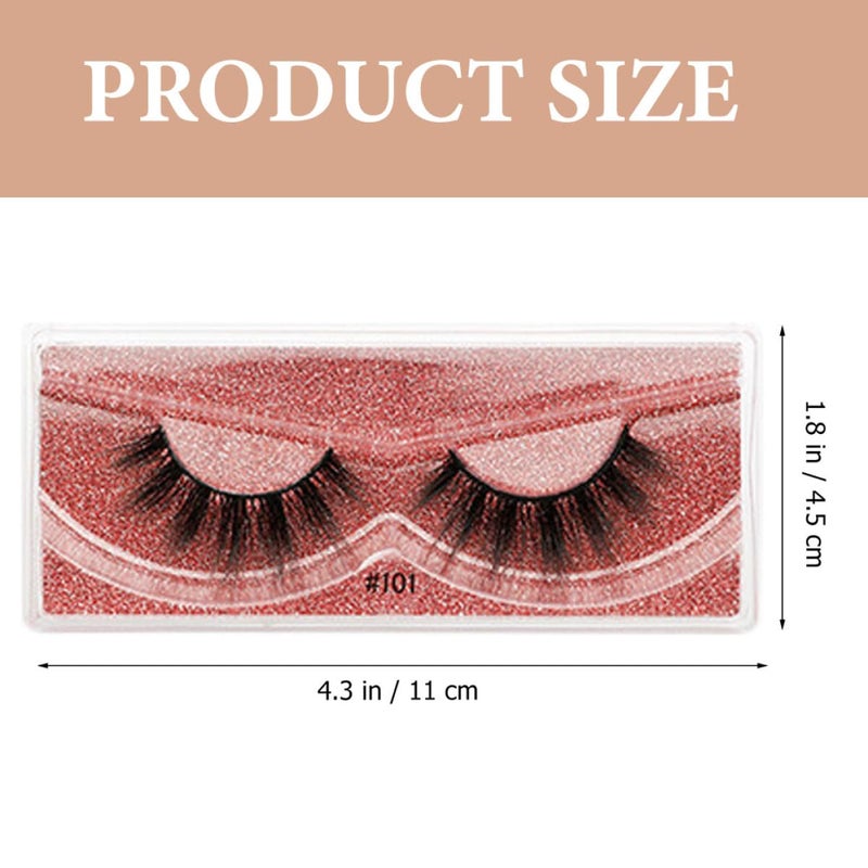12 Pairs Thick False Eyelashes Colorful Base Mixed Volume Curl False Lash Set for Women Stage Makeup and Natural Look - Image 2