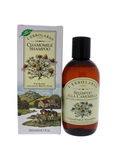 L'Erbolario Chamomile Shampoo Herbal Extracts Emphasize Golden Highlights And Radiance Leaves Hair Soft Bouncy And Shiny Delicate Natural Formula No Silicones Or Parabens 6.7 Oz 