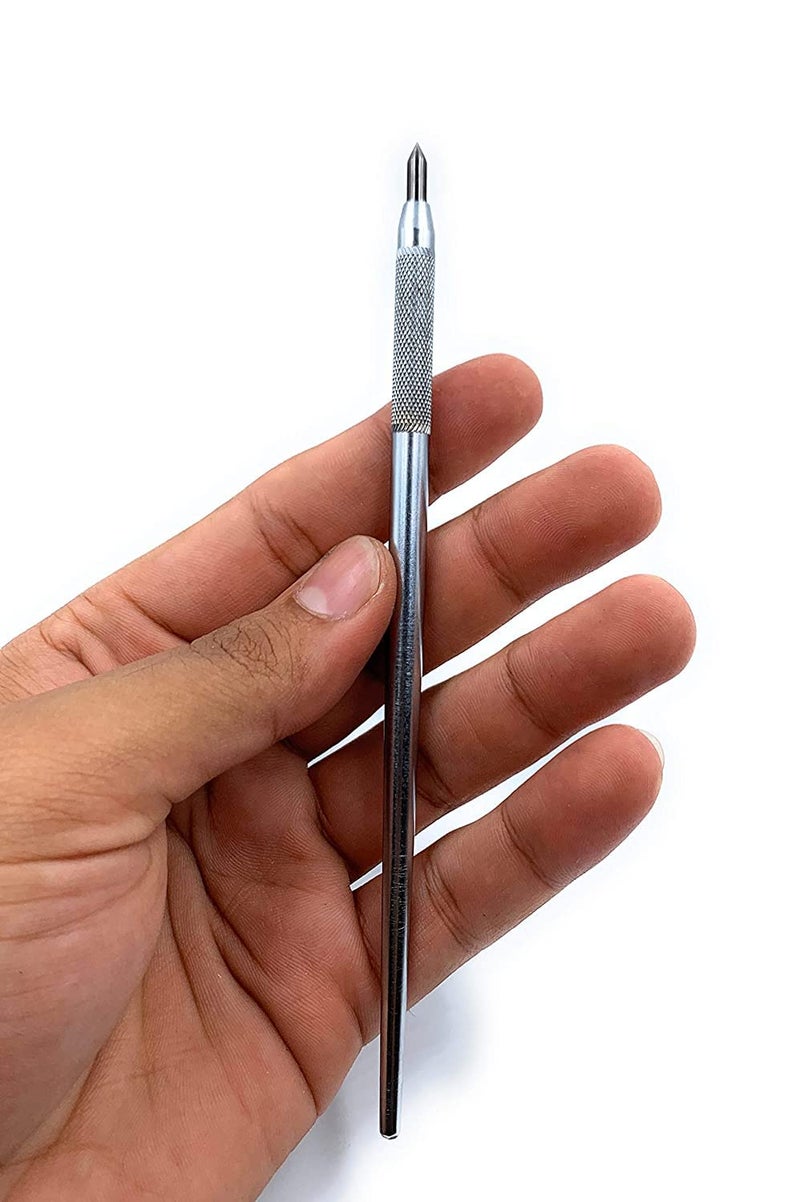 Fozti Scriber 6 with Carbide Tip for Bezel Setting Scribing Metal Clay Engraving Jewellery Making GoldSilver Foil or KeumBoo Application Watchmaking Model Making Hobby Crafts - Image 2