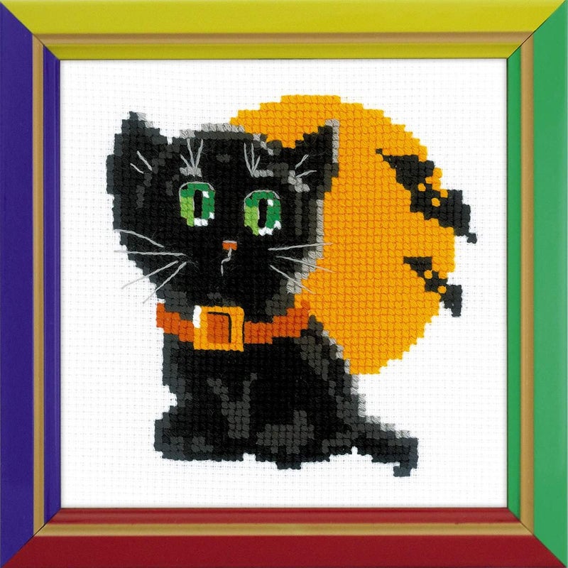 RIOLIS Cross Stitch Kit  HB175  Happy Bee Black Cat