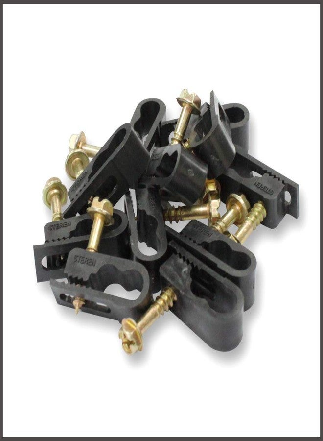 STEREN 200 - 964 Black 100pc (S) Cable Clamp - CABLE CLAMP (Black, 100 pc (S)) - Image 3