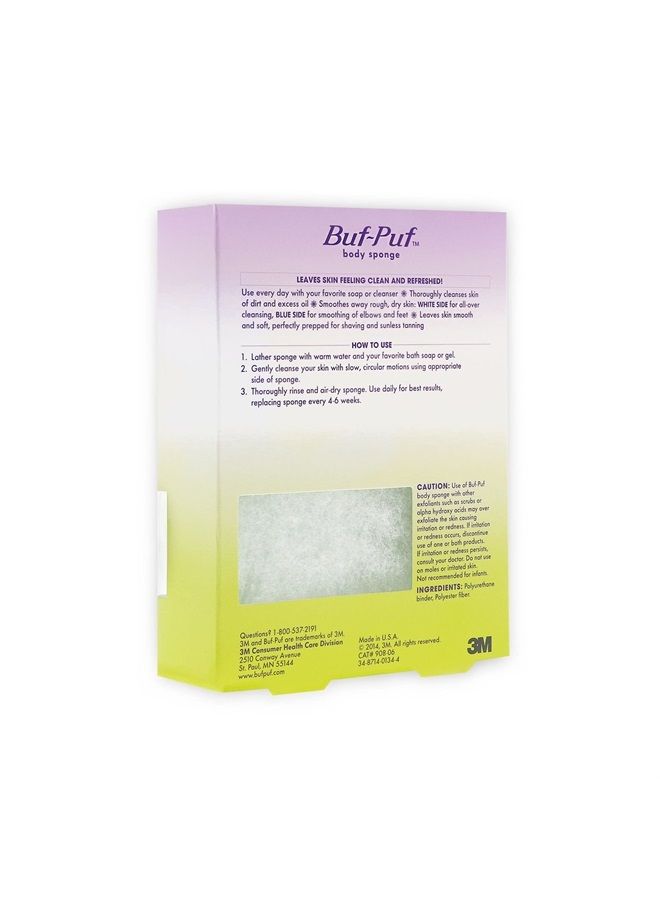 Buf-Puf Double Sided Body Sponge, 2 pk - Image 2