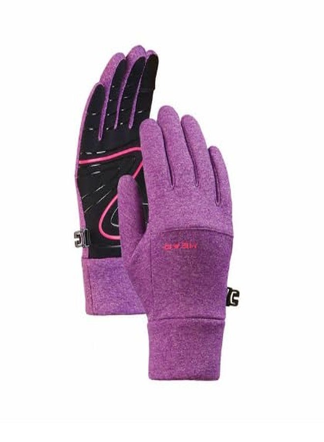 HEAD Kids’ Touchscreen Gloves Pink/Purple (Medium)