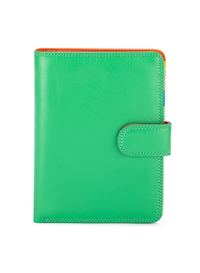 mywalit Large Snap Nappa Leather Wallet with RFID Protection, 10 Card Slots, ID Window, Zip Coin Pockets & Pen - Image 2